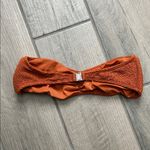 Rust Orange Textured Bikini Top Photo 2