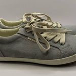 Taos Star Gray Wash Lace Up Canvas Sneakers Shoes Womens Size 7.5W Photo 1