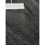 Boutique NWT White Closet Black silver ribbed knit long sleeve wrap bodycon dress size S Photo 8