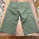 Torrid NWT Women  Green Crop WideLeg Stretch High-Rise Patch Pocket Pants Size 24 Photo 9