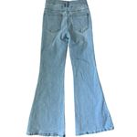 Anthropologie Pilcro Tulip Mid-Rise Flare Light Wash Stretchy Jeans Size 26 Photo 7