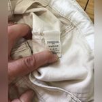 Free People High Rise Wide Leg Crop Pants Creme Womens Size 4 Cotton Photo 5