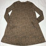 Show Me Your Mumu Toby Tunic Dress Mini Long Sleeve Leopard Stretch Xsmall Photo 7