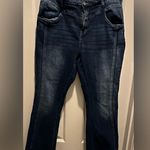 Coco + Carmen EverStretch Flare Jeans with Front Vertical Seaming Dark Denim XL Photo 1