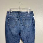 J Jill Denim Curvy Fit Slim Leg Jeans Size 14P Crop Stretch Medium Wash Blue Photo 4