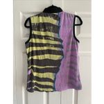 Jame Sadock Womens Large Sleeveless Top Golf Performance Bold Colorful Fun Photo 5