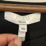 Adam Lippes  Women's Black 100% Silk Wide Neck Dolman Sleeve Top Size 10 Photo 2