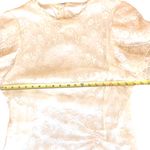 VTG Ivory Lace Dress Women’s Sz 10 Made USA Satin Lined Floral Lace Bridal 80s Photo 8