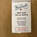 Woolrich Striped Plaid Open Front Wrap Shawl Womens One Size Fringe Photo 1