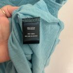 Torrid NWT Blue Cotton Modal Slub V-Neck Smocked Babydoll Tank Photo 5