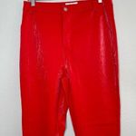 ASOS Labelrail x Eva Apio red hot faux leather pants size 16 (UK) Photo 3