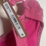 SKIMS pink glitter sparkle sexy cutout monokini swimsuit one piece size 3X Photo 5