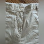  Capri Pants Cotton Spandex Khaki Beige Zip Chicos size 0 US 4 Casual Photo 7