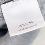 Hanna Andersson Women's Sweater Dress Grey Pink Ribbed Knit Cotton Tunic Size XS Gray Photo 5