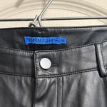 J. McLaughlin 💙 Black Vegan Leather Brandy Flare Kick Hem Pants Photo 4