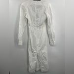 Rowen Rose Long Bow Dress White & Black 34FR Size XS Photo 7