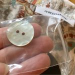 Mittoshop Paisley Short Sleeve Sleep Top, Cream, Brown, Size S Photo 13