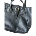 Dooney & Bourke  Black Pebble Leather Tote Bag Photo 1