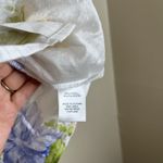 Sheer Floral Shirt Preppy Button Up Puff Sleeve Coquette M Feminine Classic Tea White Size M Photo 3