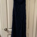 Windsor  Formal Long Blue Sequin Navy Dress Photo 0