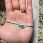 Kendra Scott Beaded Blue Elisa Necklace Photo 1
