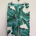 OVI NWT Green Leaf Tropical Vest Pantsuit Set Small Photo 4