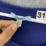 Leifnotes Women's Pull Anthropology Fit And Flare Cap Sleeve Solid Blue XS Photo 12