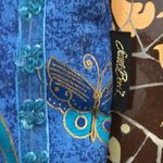 LAUREL BURCH CAT TRIO CANVAS TOTE Blue Photo 2