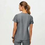 FIGS  Catarina One-Pocket Scrub Top Graphite Gray Medium Nurse Healthcare Classic Photo 2