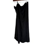 Westbound Beach Black Floral Embroidered Wrap Midi Skirt OS Size undefined Photo 7