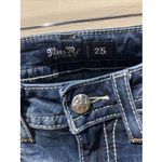 Miss Me Women's Mid-Rise Straight Medium Wash Distressed Jeans Size 25 Photo 5