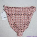 NEW Free people x Beth Richards Boheme chai geo bikini bottom, L Brown Size L Photo 2