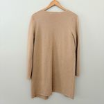 J.Crew  365 Juliette collarless sweater-blazer cotton wool blend camel size S Photo 5