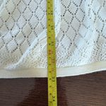 American Eagle  Outfitters Cream Crochet Midi Dress Photo 6