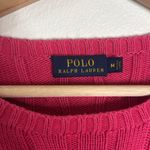 Ralph Lauren Polo ladies julieanna pink cotton pullover crewneck sweater M Photo 4