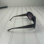 Black Oversized Square Sunglasses w Purple Gradient Lenses Women Fashion Shades Photo 1