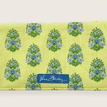 Vera Bradley Green Citrus Check Cover Case Envelope Pocket Sleeve 6.5 x 3.5" Photo 0