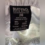 Buffalo David Bitton Buffalo Jeans Womens 6/28 White Washed Low Rise Stretch Straight Leg Distressed Photo 3