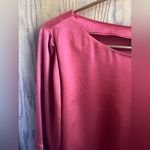 Banana Republic X OLIVIA PALERMO | PLEATED BELL-SLEEVE TOP Women’s M Cayenne Photo 10