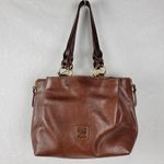 Dooney & Bourke Womens Tote Bag Florentine Leather Large Zip Barlow Satchel NEW Photo 1