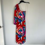 Farm Rio  X Anthropologie One Shoulder Floral Midi Dress Size XS   Photo 9