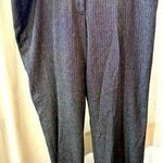 Loft Ann Taylor Petites Gray Herringbone Dress Pants Washable Size 14p Photo 0