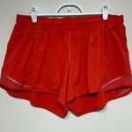 Lululemon  Orange Hotty Hot Low Rise Shorts 14 Tall Women Photo 0