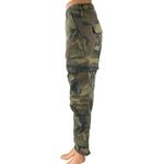 RE/DONE  Women's Green Camo Camouflage Mid Rise Straight Cargo Trouser Pants 26 Photo 1