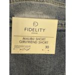 Fidelity Denim Womens Malibu Girlfriend‎ Short Size 30 Blue Photo 2