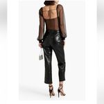 Cami NYC Hanie Vegan Leather Pants NWT Size Small | Black Faux Leather Trousers Photo 1