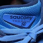 Saucony  Triumph 21 Women’s Blue Running Shoes Size 10 Photo 3