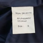 Pink Martini Dress Fox Print Blue Floral A-Line Lined Small Women Cap Sleeves Photo 5