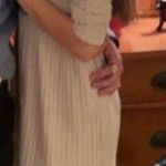 Neutral Mock Neck Sweater Dress Tan Photo 0