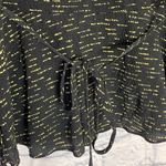 Derek Lam  10 Crosby black silk tie neck top size 4 Photo 4